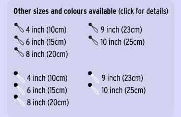 Other sizes and styles available