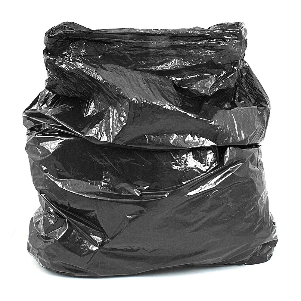 Strong Black Refuse Sack Bin Bags Boxed (Per 200) Refuse Sacks