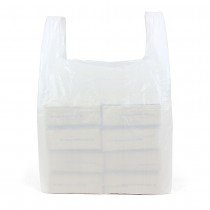 Large White Vest Carrier Bags