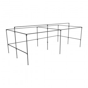 Large Walk In Market Stall Waist Rail frame only