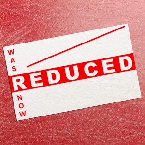 Reduced Was / Now Price Gun Label 26mm x 16mm (per roll)