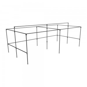 Large Walk In Market Stall Waist Rail Frame