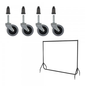 Replacement Wheels for Standard Duty Garment Rails (4 pack)