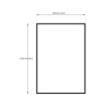 Fluorescent Rectangle 150mm x 100mm (6in x 4in) Dimensions