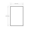 Fluorescent Rectangle 200mm x 130mm (8in x 5in) Dimensions