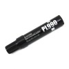Black Budget Marker Pen Chisel 10mm Nib Lid