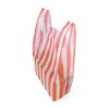 Large Candy Stripe Carrier Bags Red White Side