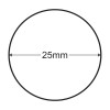 Circular Self Adhesive Week Day Dot Food Labels Dimensions