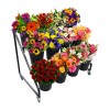 Flower Bucket Display Stand 12 Ring with Flowers
