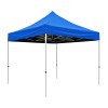 S30 Heavy Duty Steel Pop Up Gazebo 3.0m x 3.0m (10ft x 10ft) Royal Blue Roof