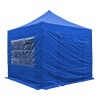 S30 Heavy Duty Steel Pop Up Gazebo 3.0m x 3.0m (10ft x 10ft) Royal Blue Sides