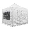 S30 Heavy Duty Steel Pop Up Gazebo 3.0m x 3.0m (10ft x 10ft) White Sides