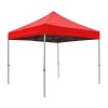 S40 Heavy Duty Aluminium Pop Up Gazebo 3.0m x 3.0m (10ft x 10ft) Red Roof