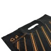 Black Gold Pin Stripe Carrier Bags Low Density Close Close
