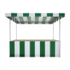 Bakewell Elite Market Stall Green White Front