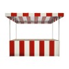 Bakewell Elite Market Stall Red White Front