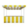 Bakewell Elite Market Stall Yellow White Front