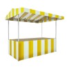 Bakewell Elite Market Stall Yellow White Side