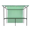 Basic Traditional Market Stall Green White Front