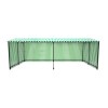 Large Walk In Market Stall Ground Rail Green White Front