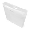 White Patch Handle Carrier Bags Side