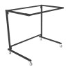 Single Tier Sofa Display Stand Frame with wheels