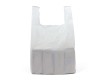 Medium White Vest Carrier Bags