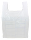 Giant White Vest Carrier Bag