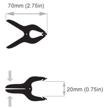 Spring Clamp Dimensions