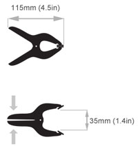 Spring Clamp Dimensions