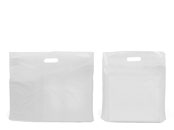 White Patch Handle Carrier Bag White Patch Handle Carrier Bag